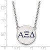 Black Bow Jewelry Sterling Silver Alpha Xi Delta Greek Life Necklace 18 Inch - 2 of 4