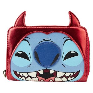 Loungefly Disney: Lilo & Stitch - Devil Cosplay Zip Around Wallet - 1 of 4