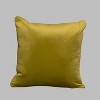 Cushion F+H Velvet Plain Olive Green - 2 of 2