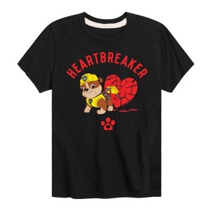 Boys' - Paw Patrol - Valentine's Heartbreaker Short Sleeve Graphic T-Shirt - 1 of 4