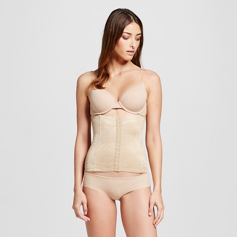 Maidenform Self Expressions Women's Firm Control Waist Cincher Se3067 -  Latte L : Target