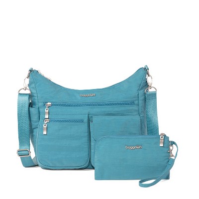 baggallini Women's Modern Everywhere Hobo Crossbody Bag with RFID Wristlet
