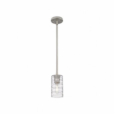 Crown Point - 1 Light Pendant In Industrial Style-8.38 Inches Tall and 3.88 Inches Wide