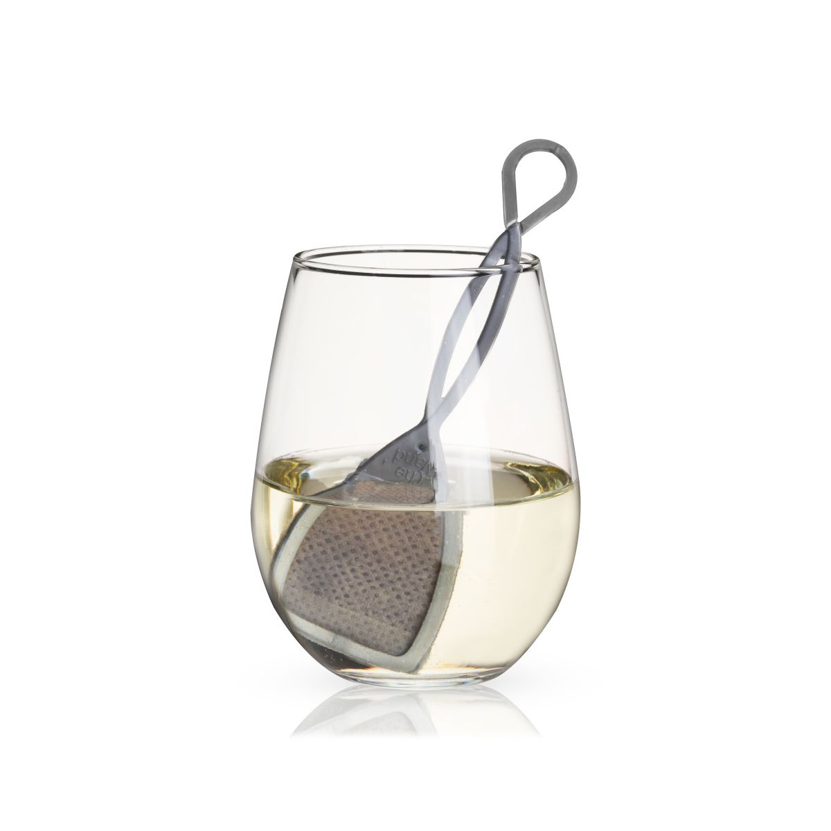 Viski Alchemi Wine Purifiers, Removes Sulfites & Histamines, Preserves Flavor, Color & Aroma, BPA-Free Compact & Portable, Home Bar, Set of 3, Silver - thumbnail 5