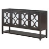 Whisen Console Table with Mirrored Doors and Shelves - Espresso - 4 of 4
