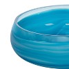 Beachcombers Blue Frosted Glass Decorative Bowl - 2 of 3