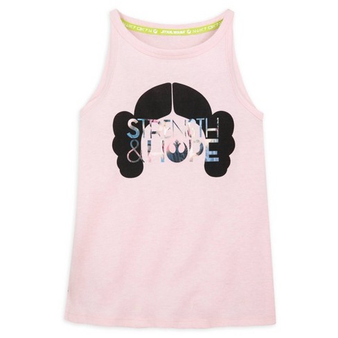 Girls' Star Wars Leia Tank Top Shirt - Pink - Disney Store - image 1 of 3