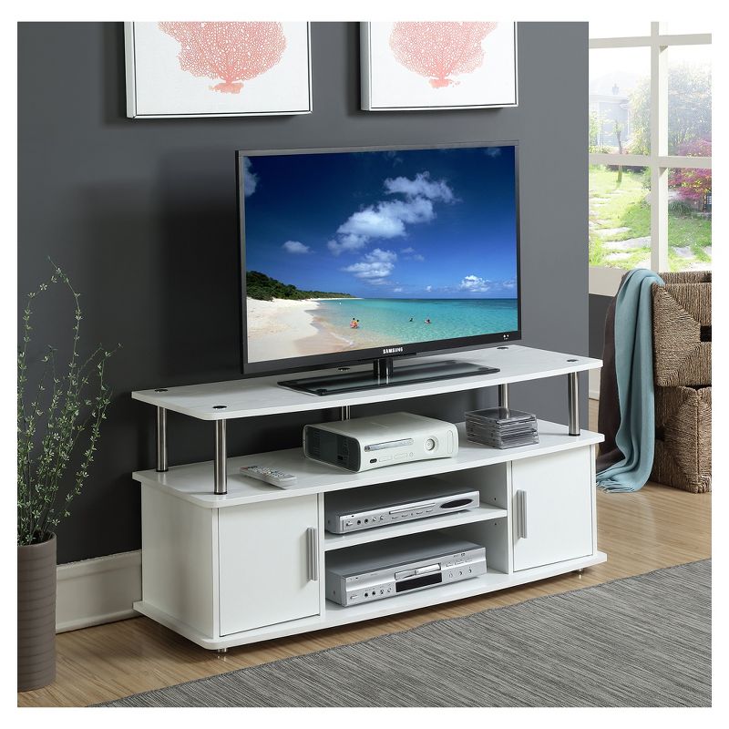Breighton Home Catalina Entertainment Center with Storage Cabinets and Multiple Shelves TV Stand for TVs up to 60", 4 of 5