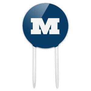 Millikin University Primary Logo Acrylic Cake Topper Party Decoration for Wedding Anniversary Birthday Graduation - 1 of 4