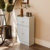 Kitchen Storage Cabinet,  Freestanding Sideboard Buffets Cabinet with Door for Dinning Room Living Room Bathroom - 2 of 4
