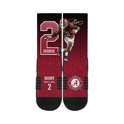 NCAA Alabama Crimson Tide Derrick Henry Adult Premium Socks - M/L