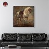 Notoriart Van Dyck - A Grey Horse Manly Inspirational Art Prints Framed - 2 of 4