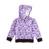 The Pink Picket Fence - Suzie Dinosaur Hoodie, Dress, and Leggings Set in Purple - 4 of 4