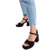 Xti Women's Heeled Suede Sandals With Platform 141471 - 3 of 3