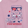 Women's - SpongeBob SquarePants - Shine Like Fireworks Graphic Racerback Tank - 2 of 4