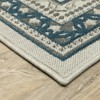 Oriental Weavers Torrey 8020W Light Grey/ Blue Indoor/Outdoor Area Rug - 1'10" x 3'9" - 2 of 4