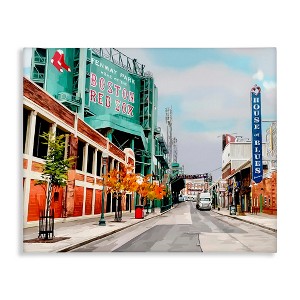 Stupell Industries Fenway Park Boston Cityscape, 16" x 20" - 1 of 4