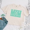 Simply Sage Market Women's Mom Checkered Box Puff Print Short Sleeve Relaxed Fit Cropped Tee - image 3 of 4