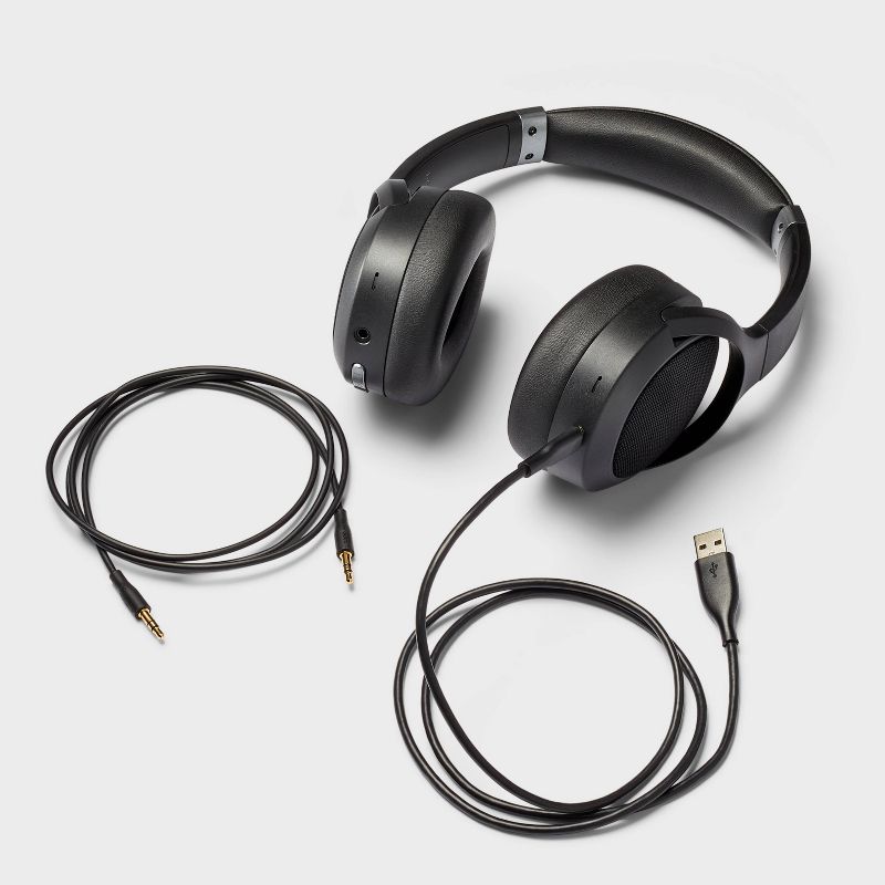 Active Noise Canceling Bluetooth Wireless Over Ear Headphones - heyday™, 3 of 8