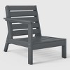 WestinTrends Avalon Outdoor Patio HDPE Left Arm Facing Deep Seating Corner Chair - 4 of 4