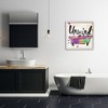 Stupell Industries Unwind Rainbow Colors Icon Bath, 24" x 24" - 2 of 4