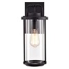 Chloe Lighting Landry Transitional 1 Light Textured Black Outdoor Wall Sconce 16" Height - 2 of 4