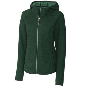 Cutter & Buck Mainsail Sweater-Knit Hoodie Womens Full Zip Jacket - 1 of 2