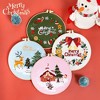 Embroidery Kit, Embroidery Starter Kit - with Embroidery Hoop, Christmas Stamped Pattern, for Beginners, Women Hobbies, CX0842 (One Size) - 3 of 4