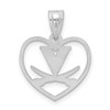 Black Bow Jewelry Sterling Silver Virginia Wahoos NCAA Pendant - 3 of 4