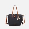 MKF Collection Layla Solid Tote Bag Convertible Backpack by Mia k - 2 of 4