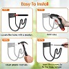 Munora 2-Pack Heavy Duty Garden Hose Holder, Stainless Steel Wall Mounted Hose Hook Rack Organizer for Water Hoses & Extension Cords - 3 of 4