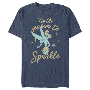 Men's Disney Peter Pan Tinker Bell 'Tis the Season to Sparkle T-Shirt - 1 of 4