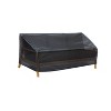 Summerset Shield Gold 2-Layer Polyester Fabric Outdoor Sofa Cover - Charcoal Grey - 2 of 4