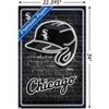 Trends International MLB Chicago White Sox - Neon Helmet 23 Unframed Wall Poster Prints - 3 of 4