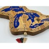 Creative Design - Handmade Wooden Michigan Cribbage Board with Great Lakes - 3 of 4
