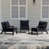 WestinTrends Avalon Outdoor Patio HDPE Sectional Sofa with Patio Cushions - 2 of 4