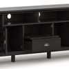 72" Solid Wood Transitional TV Media Stand with Two Drawers, Two Framed Doors and Adjustable Shelves for Living Room and Bedroom - 3 of 4