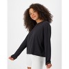 Hanes Originals Comfywear Women's Boxy Long Sleeve T-Shirt - 2 of 4