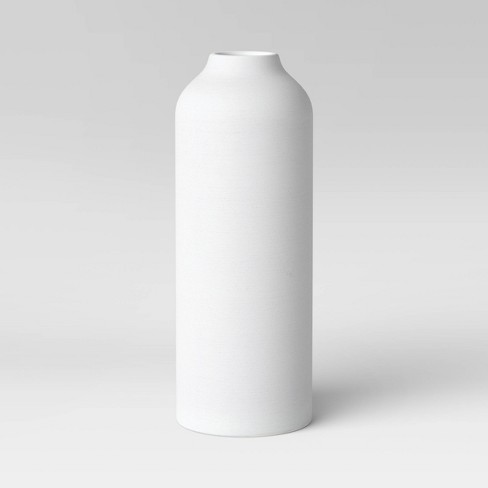 Modern White Set of 3 Neck Vases