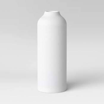 Textured Ceramic Vase White - Threshold™