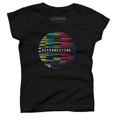 Girl's Design By Humans Reconnecting By clingcling T-Shirt
