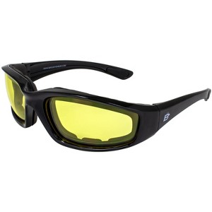 Birdz Eyewear Oriole Safety Motorcycle Sunglasses with Yellow Lenses - 1 of 4
