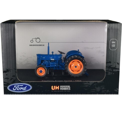 1962 Fordson Super Dexta Tractor Blue 1/32 Diecast Model By