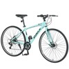 Aukfa  7-Speed Hybrid Bike - Aluminum Frame, Dual Disc Brakes, 700C Wheels - Men/Women's City Bicycle,Multiple Colors - 4 of 4