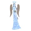 Costway 3D Lighted Angel Christmas Decoration with Pigeon, Golden Wings, 150 LED Lights - 2 of 4