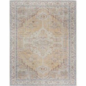 Hauteloom Reza Mustard Washable Rug - 1 of 4