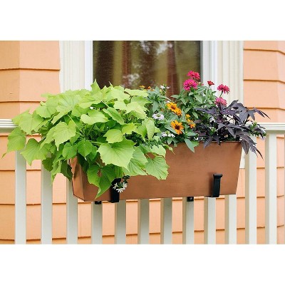 Medium Copper Plated Galvanized Steel Rectangular Planter Box