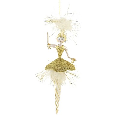 Italian Ornaments 10.0" Goldie Goldstein Ornament Vegas Showgirl Diva  -  Tree Ornaments