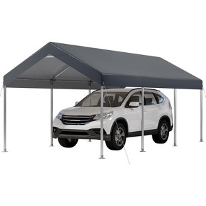 Acekool Carport Canopy – Heavy Duty Portable Garage Shelter with Vent Windows, Easy Assembly, All-Season Protection - 1 of 4