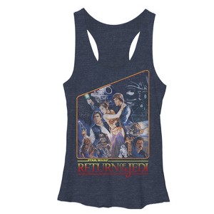 Women's Star Wars Movie Poster Racerback Tank Top - 1 of 3